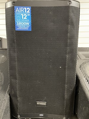 Lot 22 - PA SPEAKERS AND AMPLIFIERS.
