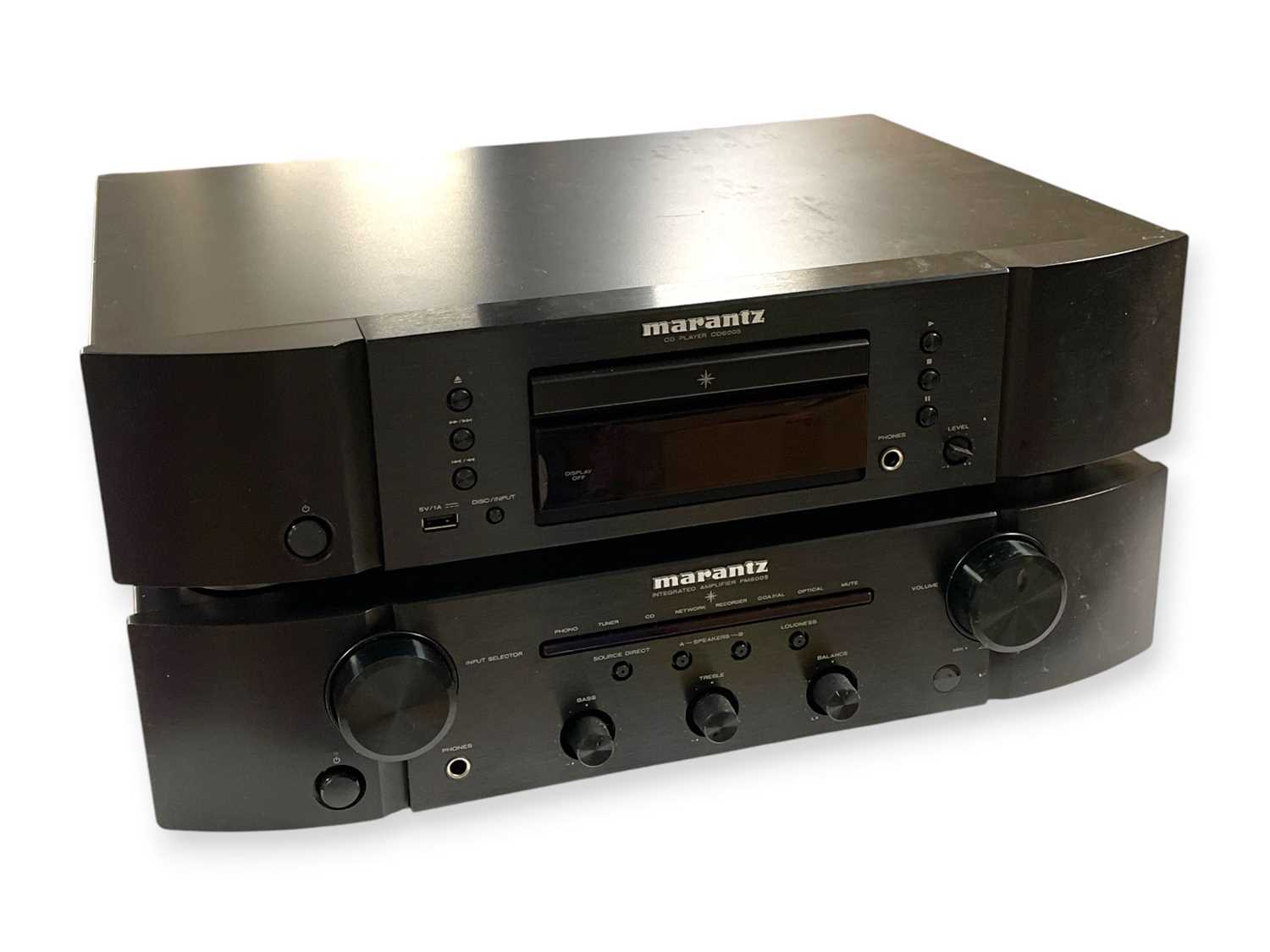 Lot 23 - MARANTZ PM6005 AMPLIFIER & CD6005 CD PLAYER.