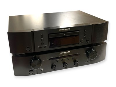 Lot 23 - MARANTZ PM6005 AMPLIFIER & CD6005 CD PLAYER.