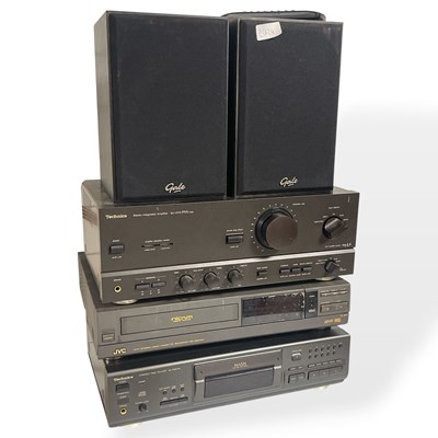 Lot 24 - HIFI EQUIPMENT (TECHNICS, GALE & JVC).
