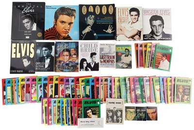 Lot 280 - ELVIS PRESLEY - MEMORABILIA COLLECTION INC MAGAZINES AND MORE.