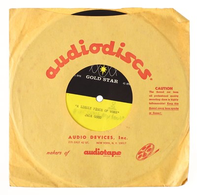 Lot 866 - PP ARNOLD - 'A LIKELY PIECE OF WORK' - JACK GOOD ACETATE, GOLD STAR