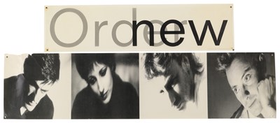 Lot 162 - NEW ORDER - ORIGINAL QWEST LOW LIFE BANNER POSTERS