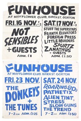 Lot 86 - MANCHESTER MUSIC - THE MAYFLOWER CLUB - ORIGINAL CONCERT POSTERS.