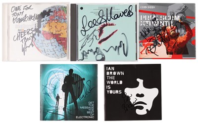 Lot 70 - IAN BROWN / ELECTRONIC AND MORE - SIGNED CDS.