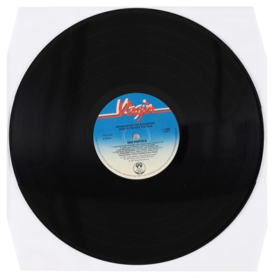 Lot 26 - SEX PISTOLS - NEVER MIND THE BOLLOCKS LP ('SPOTS 001') WITH ADDITIONAL STICKER TO REVERSE.
