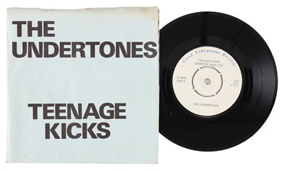 Lot 29 - THE UNDERTONES - TEENAGE KICKS 7" (UK ORIGINAL - GOOD VIBRATIONS - GOT 4 - BLUE SLEEVE)