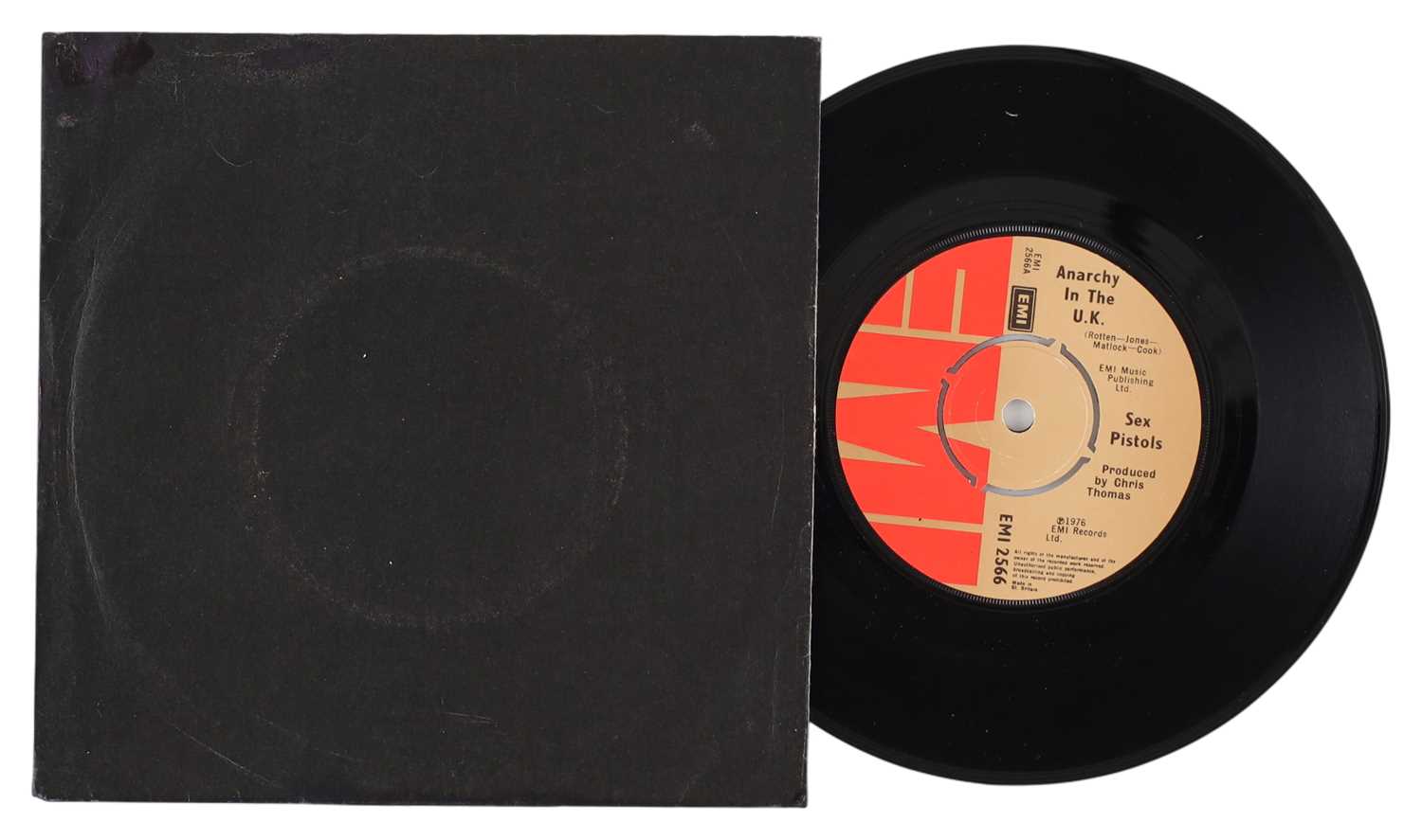 Lot 30 - SEX PISTOLS - 'ANARCHY IN THE U.K.' 7" CHRIS THOMAS MISCREDIT W/ BLACK SLEEVE