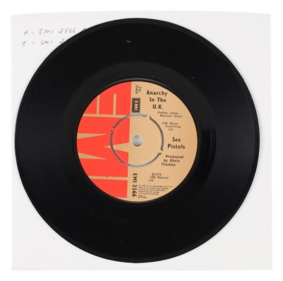 Lot 30 - SEX PISTOLS - 'ANARCHY IN THE U.K.' 7" CHRIS THOMAS MISCREDIT W/ BLACK SLEEVE