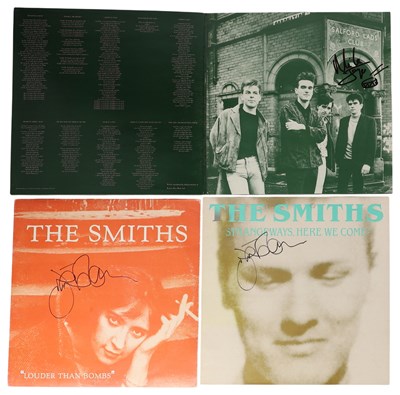 Lot 117 - THE SMITHS - JOHNNY MARR SIGNED SMITHS LPS.