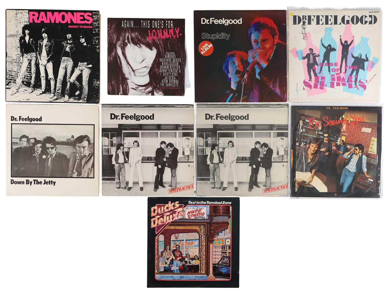 Lot 33 - RAMONES / DR. FEELGOOD - LP PACK