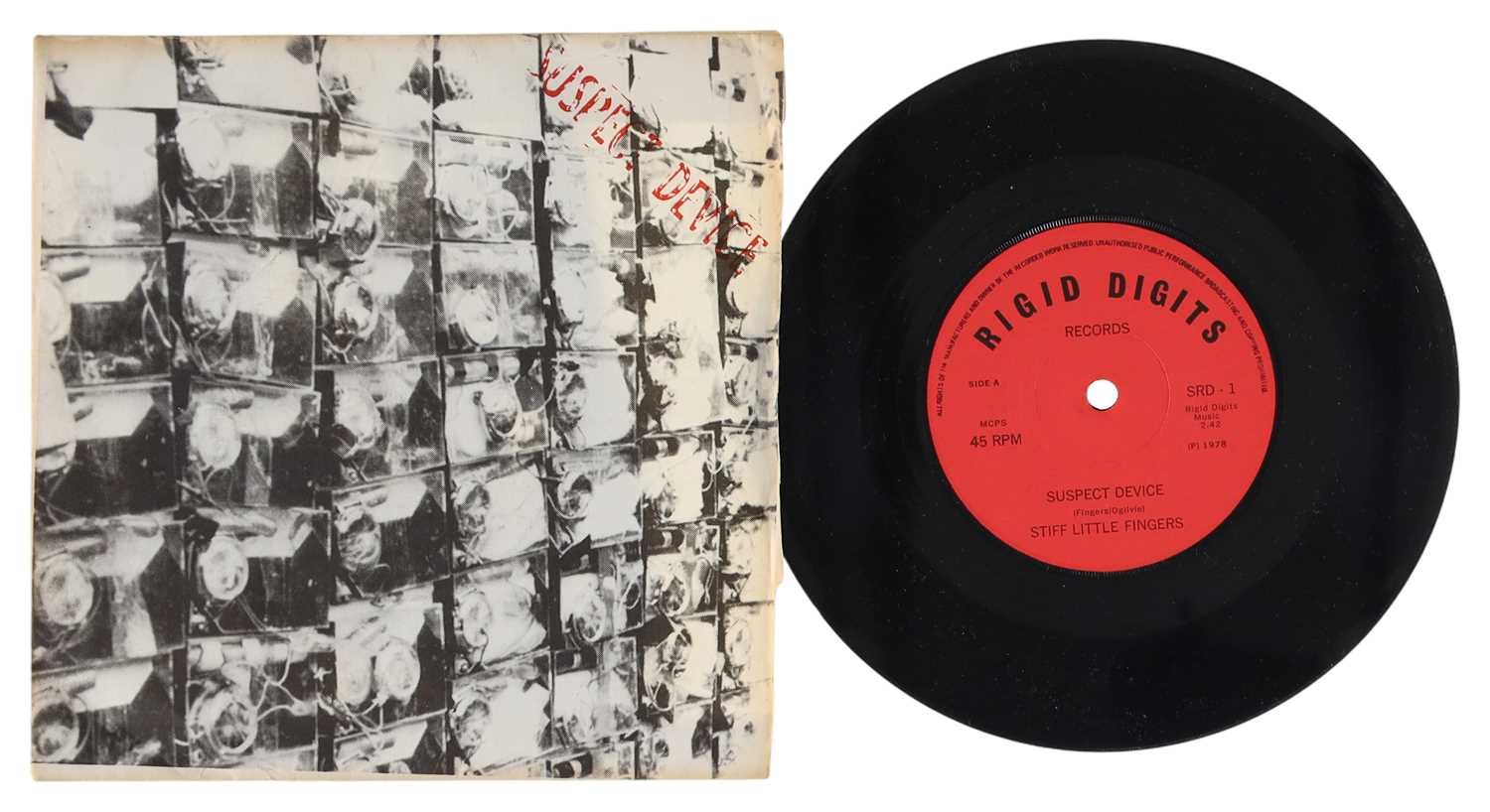 Lot 49 - STIFF LITTLE FINGERS - SUSPECT DEVICE 7" (SRD-1 - ORIGINAL UK PRESSING)