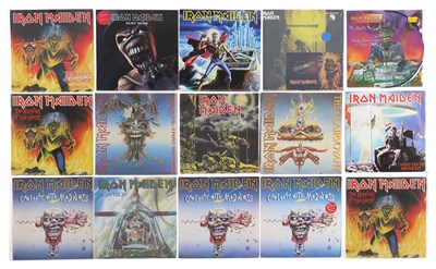 Lot 379 - IRON MAIDEN - LIMITED, MODERN AND UK / EU ORIGINAL 7" SINGLE PACK