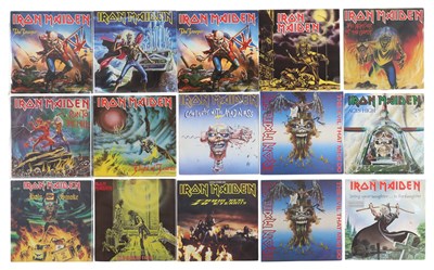 Lot 380 - IRON MAIDEN - LIMITED, MODERN & UK / EU 7" SINGLE PACK