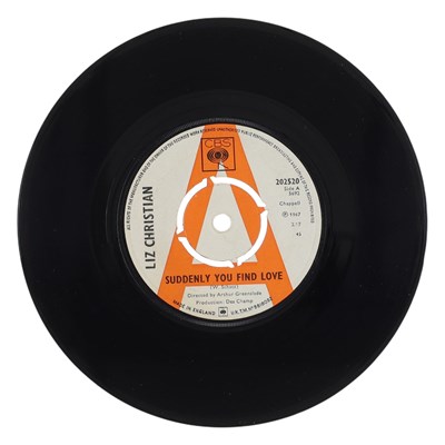 Lot 72 - LIZ CHRISTIAN - 'SUDDENLY YOU FIND LOVE' 7" - UK 1967 CBS DEMO, NORTHERN SOUL