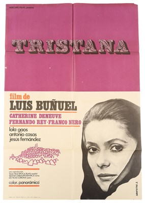 Lot 51 - BUNUEL - TRISTANA (1970) - SPANISH ONE-SHEET POSTER.