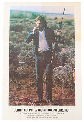 Lot 58 - DENNIS HOPPER - THE AMERICAN DREAMER (1971) - ORIGINAL POSTER.