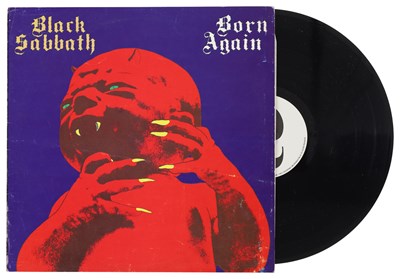 Lot 107 - BLACK SABBATH BORN AGAIN TEST PRESSING AND ORIGINAL SLEEVE