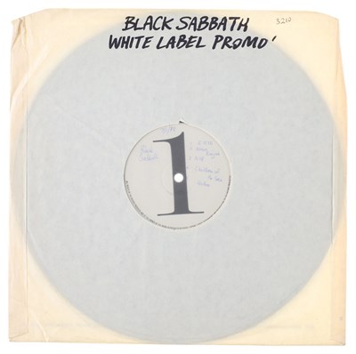 Lot 108 - BLACK SABBATH LIVE EVIL LP TEST PRESSING