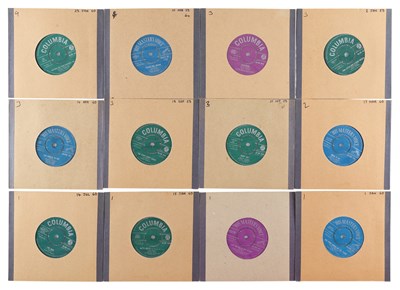 Lot 3 - 1957 TO 1960 COLUMBIA / HMV 7" COLLECTION INCLUDING RONNIE HAWKINS, ROY CLARK