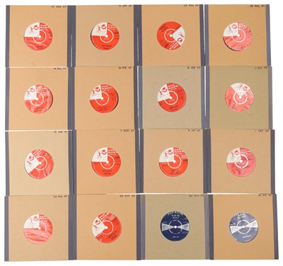 Lot 4 - 1959 TO 1960 TOP RANK INTERNATIONAL LABEL 7" COLLECTION INCLUDING THE FLAMINGOS, TOM HAWKE