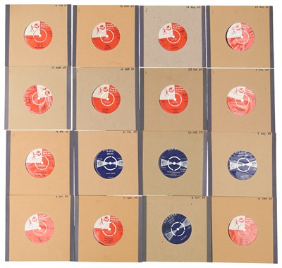 Lot 4 - 1959 TO 1960 TOP RANK INTERNATIONAL LABEL 7" COLLECTION INCLUDING THE FLAMINGOS, TOM HAWKE