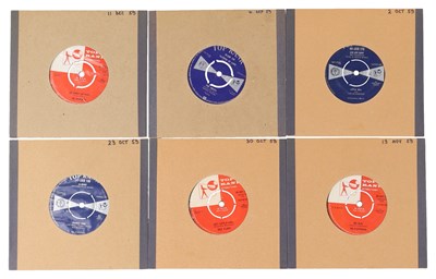 Lot 4 - 1959 TO 1960 TOP RANK INTERNATIONAL LABEL 7" COLLECTION INCLUDING THE FLAMINGOS, TOM HAWKE