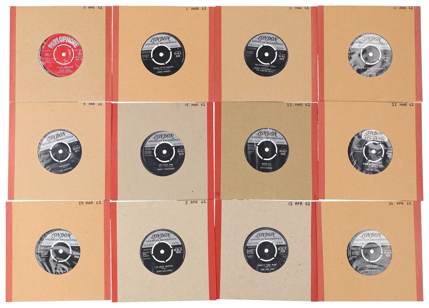 Lot 5 - 1960 TO 1961 TOP RANK INTERNATIONAL LABEL 7" COLLECTION INCLUDING THE PIPS, DONNIE AND THE DREAMERS
