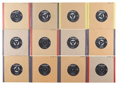 Lot 7 - 1957 TO 1961 CORAL LABEL 7" COLLECTION INCLUDING JOHNNY O'KEEFE, BILLY WILLIAMS QUARTET