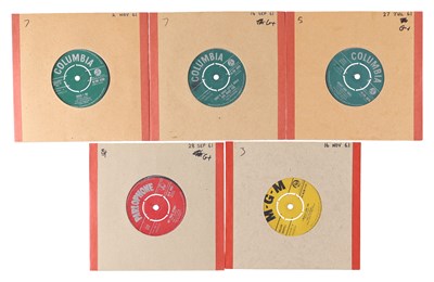 Lot 9 - 1961 - DOO-WOP - EARLY SOUL - RARITIES - 7" SINGLE PACK - THE CLEFTONES, THE SPINNERS