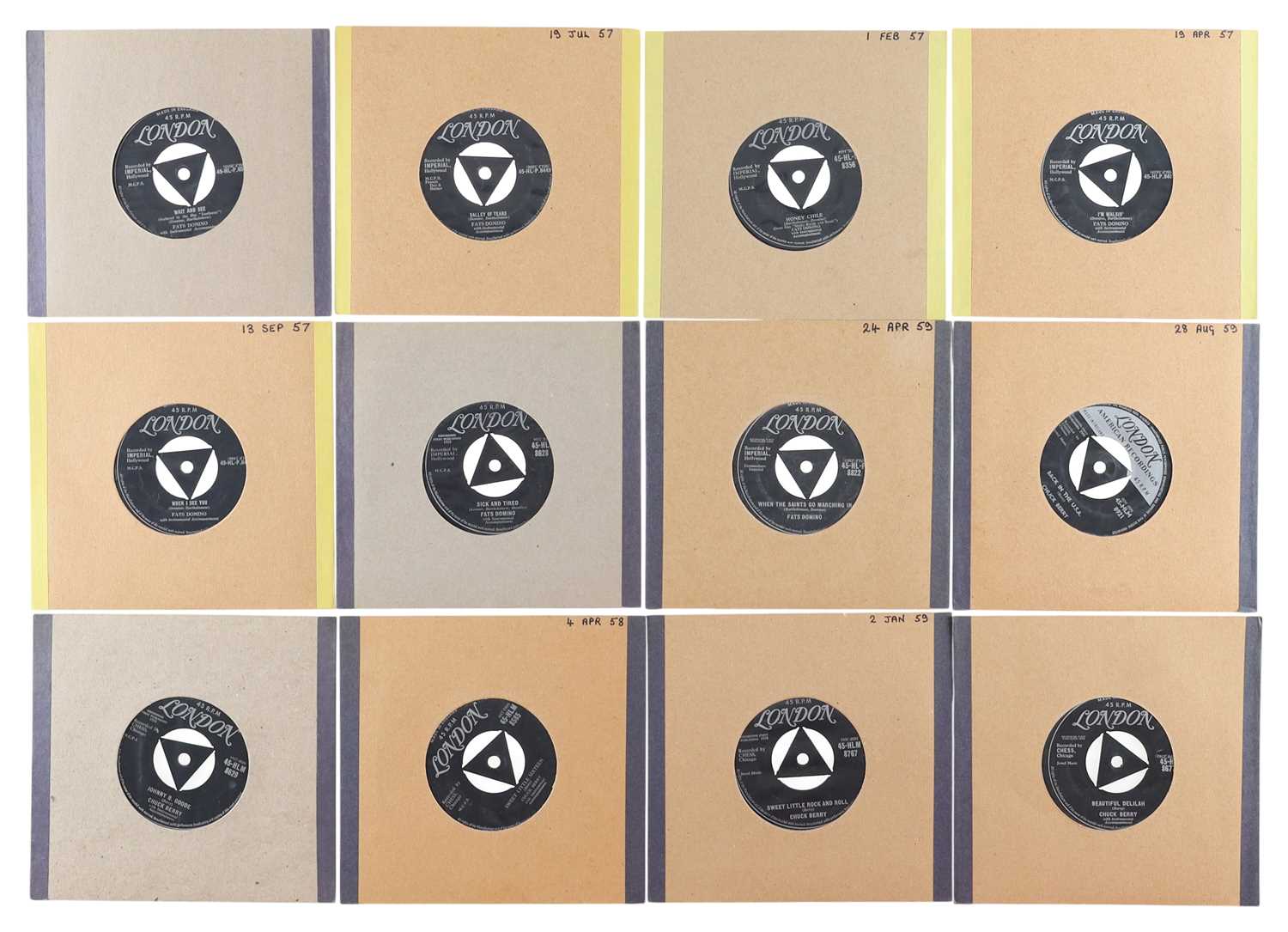Lot 14 - LONDON RECORDINGS CLASSICS 7" COLLECTION INCLUDING CHUCK BERRY, LITTLE RICHARD