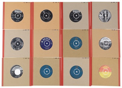 Lot 18 - 1962 JANUARY TO JUNE ROCK AND POP 7" COLLECTION INCLUDING JOHNNY KIDD, JAY AND THE AMERICANS
