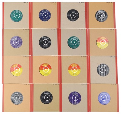 Lot 19 - 1962 JULY TO DECEMBER ROCK / POP / SOUL 7" COLLECTION INCLUDING TONY SHEVETON, THE DAVE CLARK FIVE