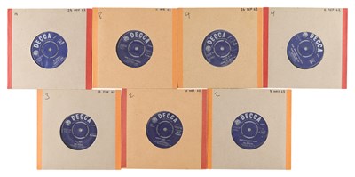 Lot 31 - 1962 TO 1963 - DECCA RARITIES - 7" SINGLE PACK - CHRIS FARLOWE, STEVE MARRIOTT, JOHNNY B GREAT