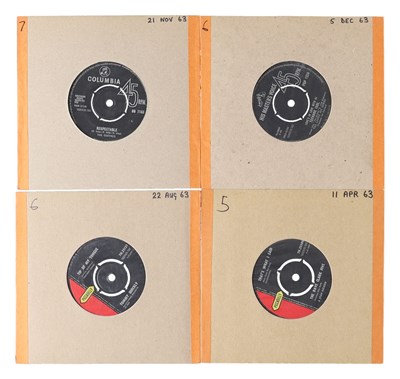 Lot 34 - 1963 - BEAT - RARITIES - 7" SINGLE PACK - THE CHEYNES, THE LAURIE JAY COMBO, TOMMY QUICKLY