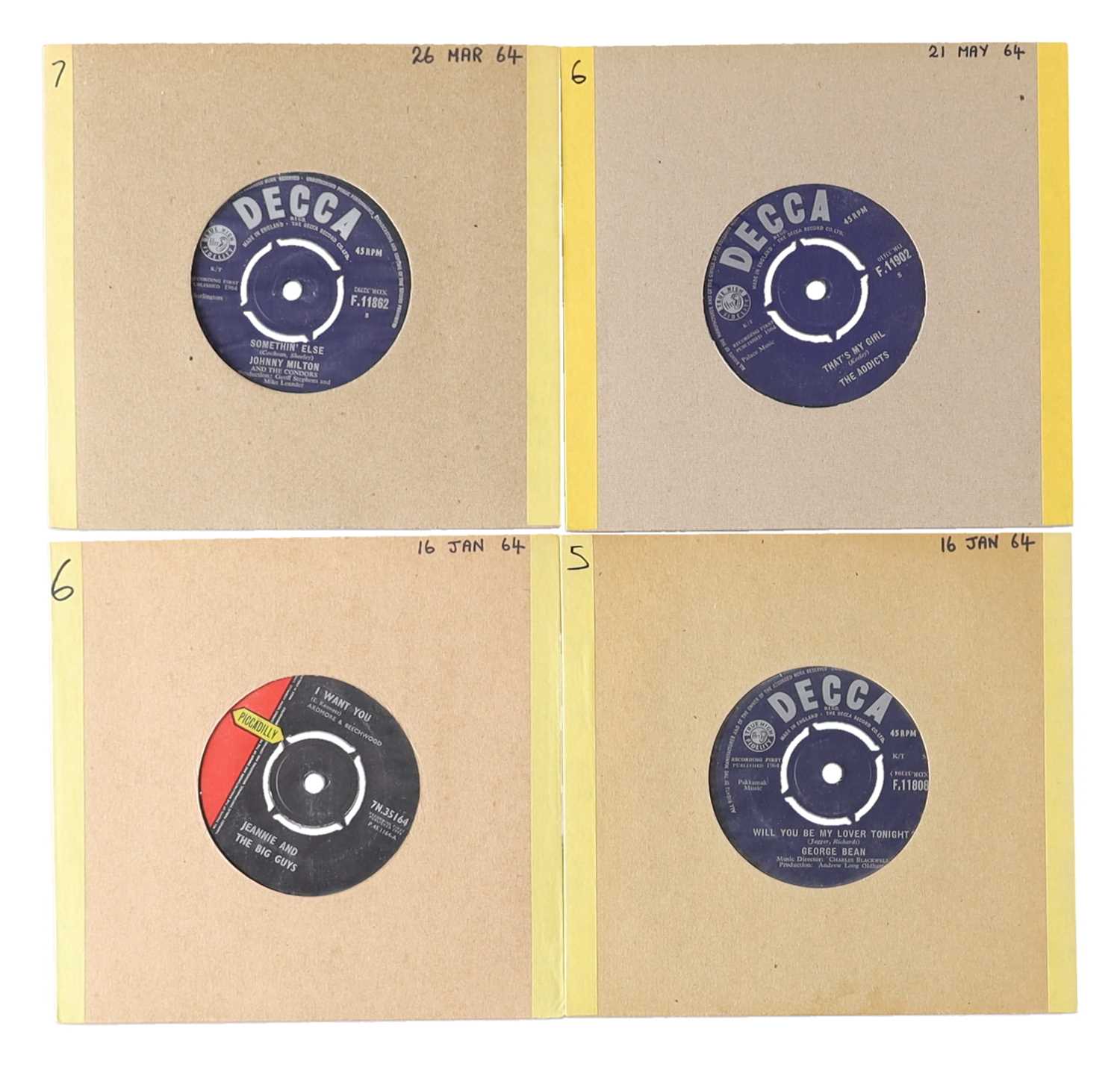 Lot 43 - 1964 - JAN TO MAY - BEAT RARITIES - 7" SINGLE PACK - JOHNNY MILTON AND THE CONDORS