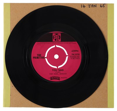 Lot 55 - THE PRIMITIVES – YOU SAID UK PYE 7” (7N.15755)