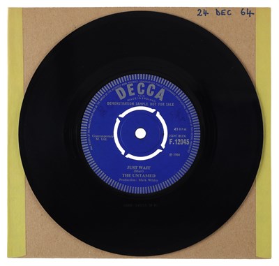 Lot 57 - THE UNTAMED – SO LONG UK DECCA 7” DEMO (F.12045)