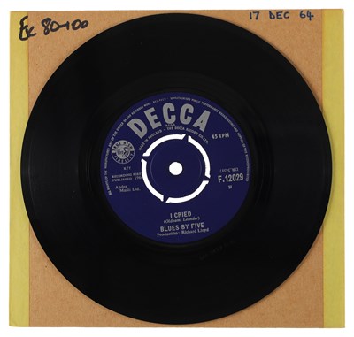 Lot 59 - BLUES BY FIVE – BOOM, BOOM UK DECCA 7” (F.12029)