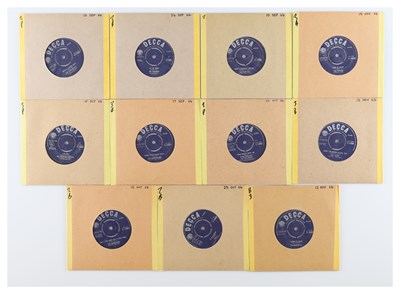 Lot 63 - 60'S UK POP & BEAT ON DECCA 7" PACK - THE FIVE NITES, THE CYMERONS, RUSIKS