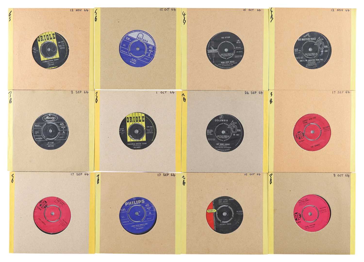 Lot 65 - 60'S UK LABEL POP, BEAT, BLUES 7" PACK - THE RATS, THE OTHERS, THE STYLOS