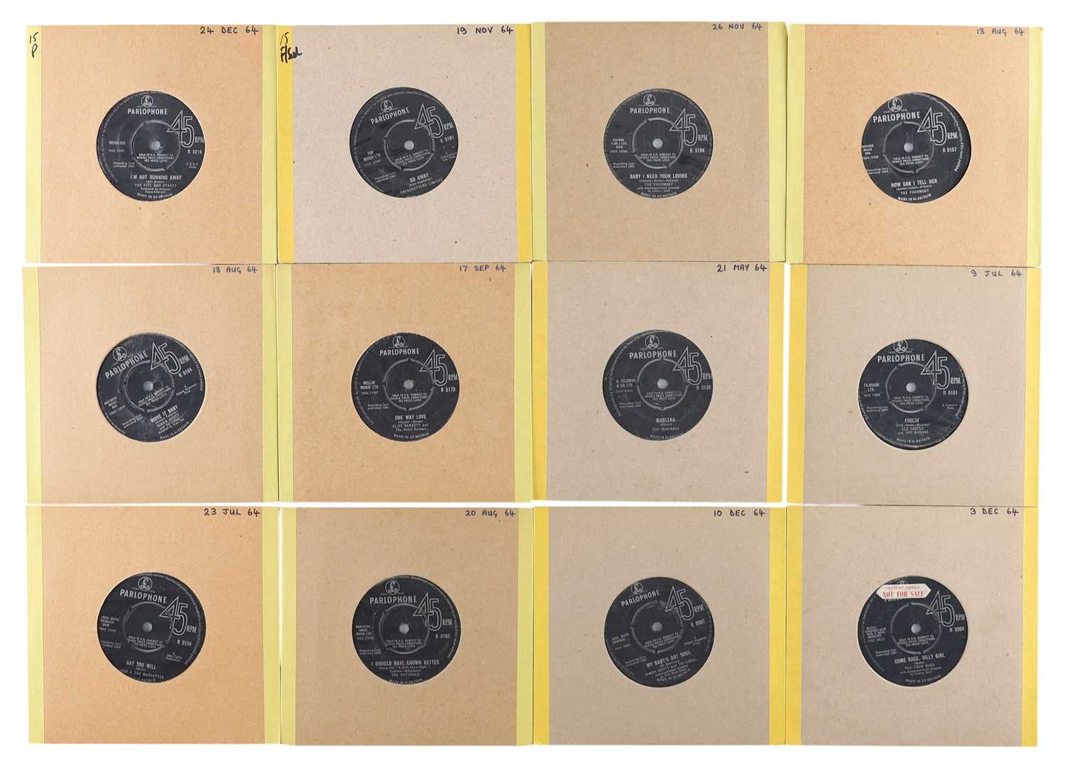 Lot 67 - UK 60'S BEAT POP 7" COLLECTION ON PARLOPHONE / COLUMBIA