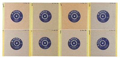Lot 77 - 60'S UK DECCA POP, GARAGE, BEAT 7" PACK - ALAN DEAN, THE WARRIORS, OTHER TWO