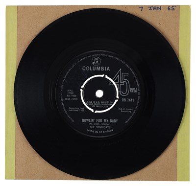 Lot 85 - THE SYNDICATS – HOWLIN' FOR MY BABY UK COLUMBIA 7” (DB 7441)