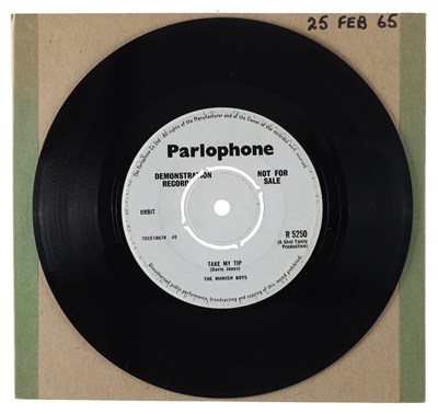 Lot 87 - THE MANISH BOYS – I PITY THE FOOL UK PARLOPHONE 7” DEMO (R 5250)