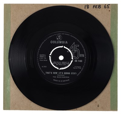 Lot 88 - THE MOCKINGBIRDS – THAT'S HOW (IT'S GONNA STAY) UK COLUMBIA 7” (DB 7480)