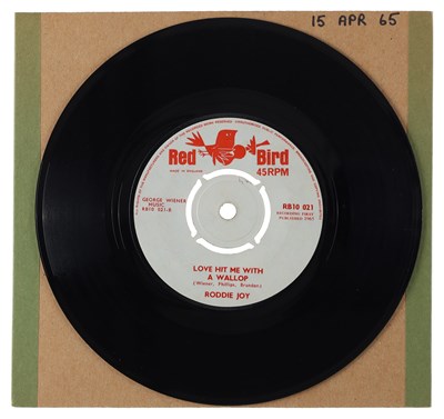 Lot 89 - RODDIE JOY – COME BACK BABY UK RED BIRD 7” (RB10 021)