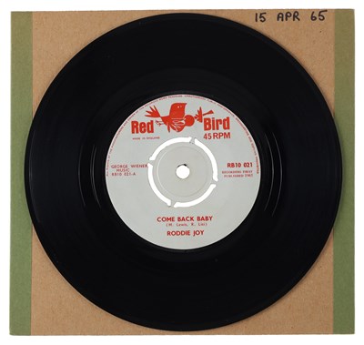 Lot 89 - RODDIE JOY – COME BACK BABY UK RED BIRD 7” (RB10 021)