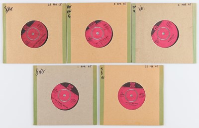 Lot 92 - RARE UK PYE 60'S BEAT GARAGE MOD 7" PACK - BLUE RONDOS, THE UNIQUES, THE CLIQUE