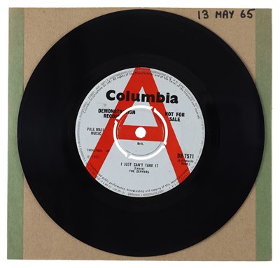 Lot 95 - THE ZEPHYRS – I JUST CAN'T TAKE IT UK COLUMBIA 7” DEMO (DB 7571)